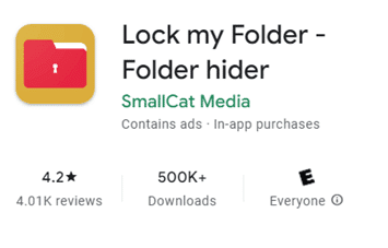 Lock my folder app