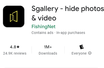 sgallary hide photo apps to lock files on android