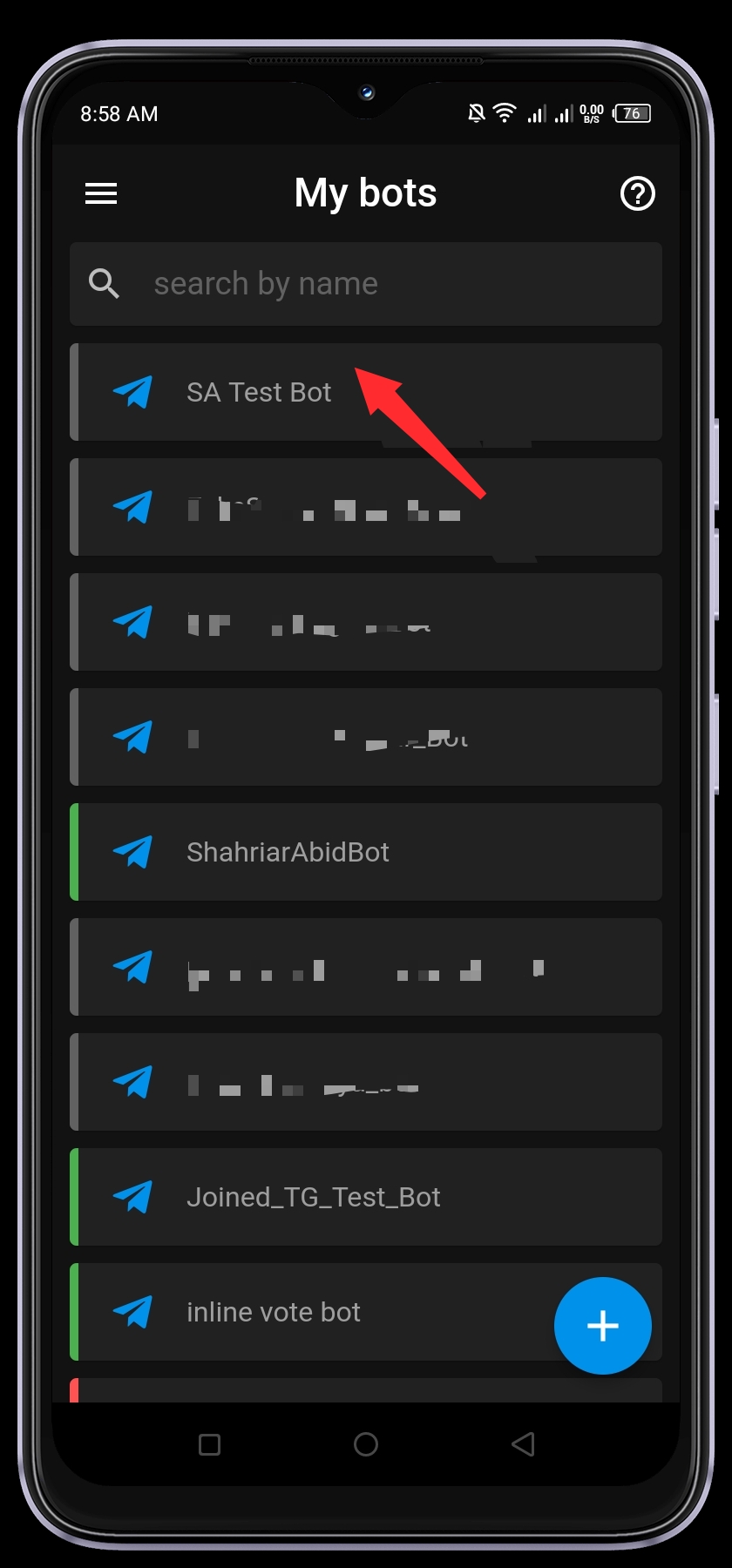 Click New Bot