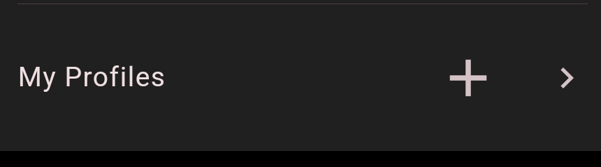 Mi Clash My Profile Bottom Tab