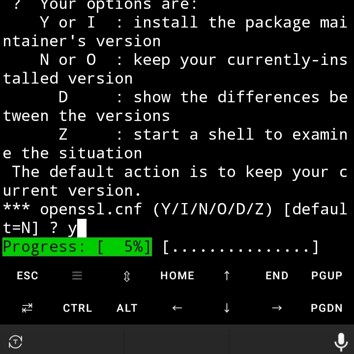termux update