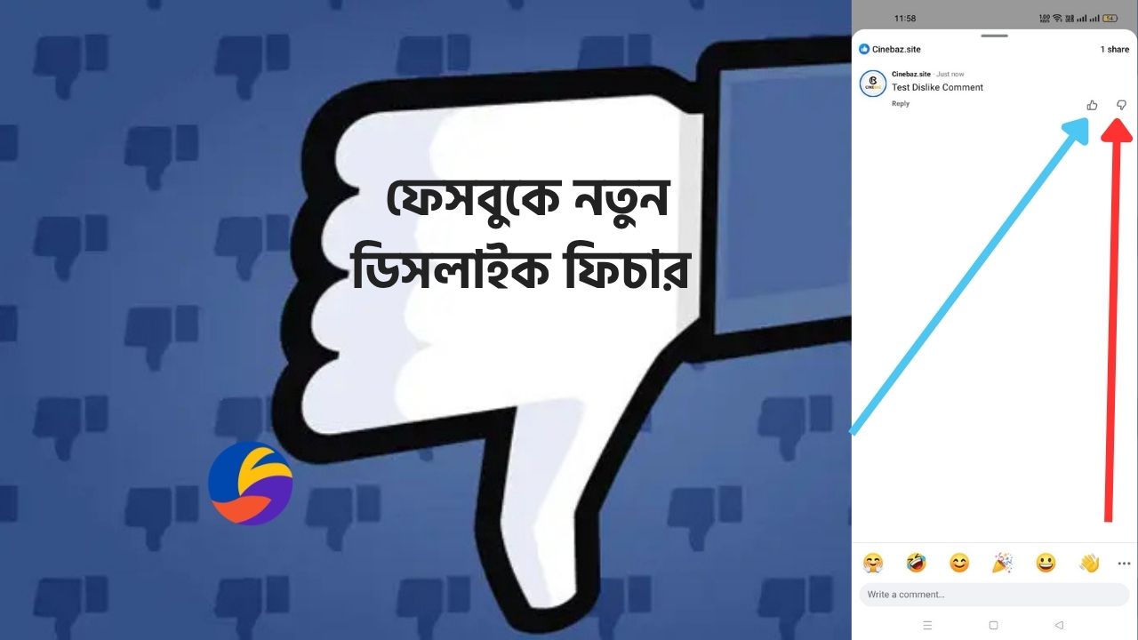 ফেসবুকের নতুন ফিচার: কমেন্টে ডিসলাইক বাটন চালু ২০২৫
