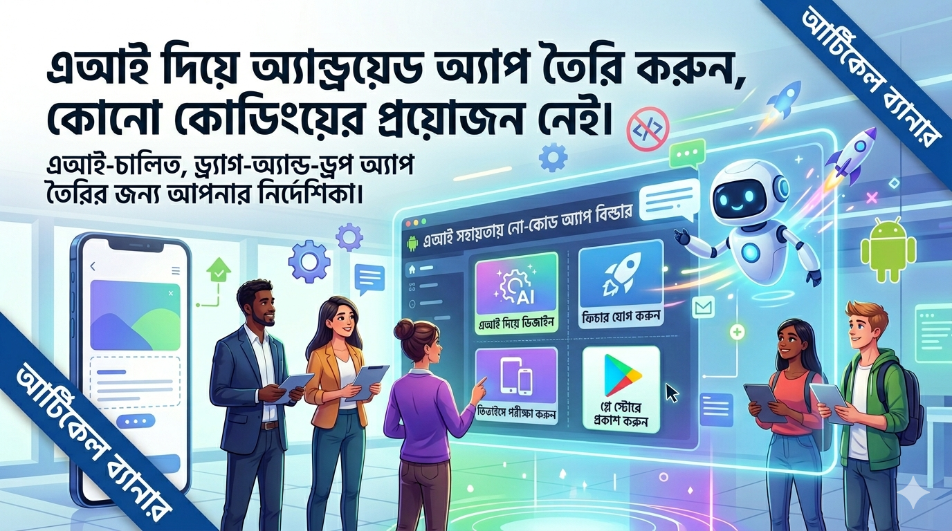 আসুন তৈরী করি android বেসিক app নিজের পছন্দ মতো (সব থেকে সহজ উপায় )
