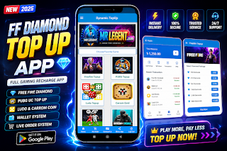 মোবাইল দিয়েই বানিয়ে ফেলুন প্রফেশনাল Diamond Top Up App