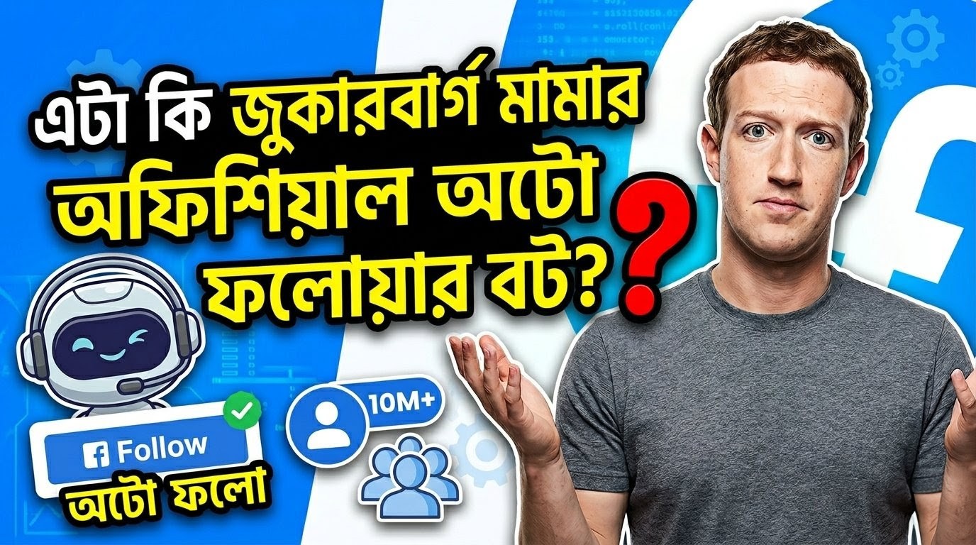 এটা কি ফেসবুকের অফিশিয়াল অটো ফলোয়ার বট?