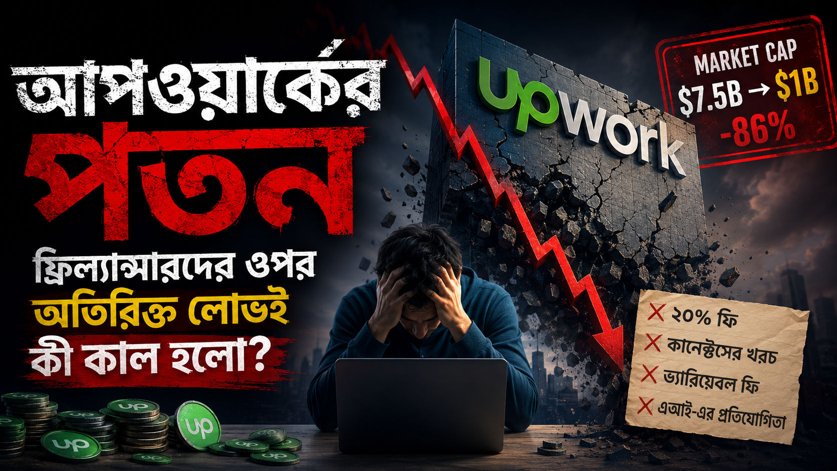 Upwork এর পতন: ফ্রিল্যান্সারদের ওপর অতিরিক্ত লোভই কি কাল হলো?