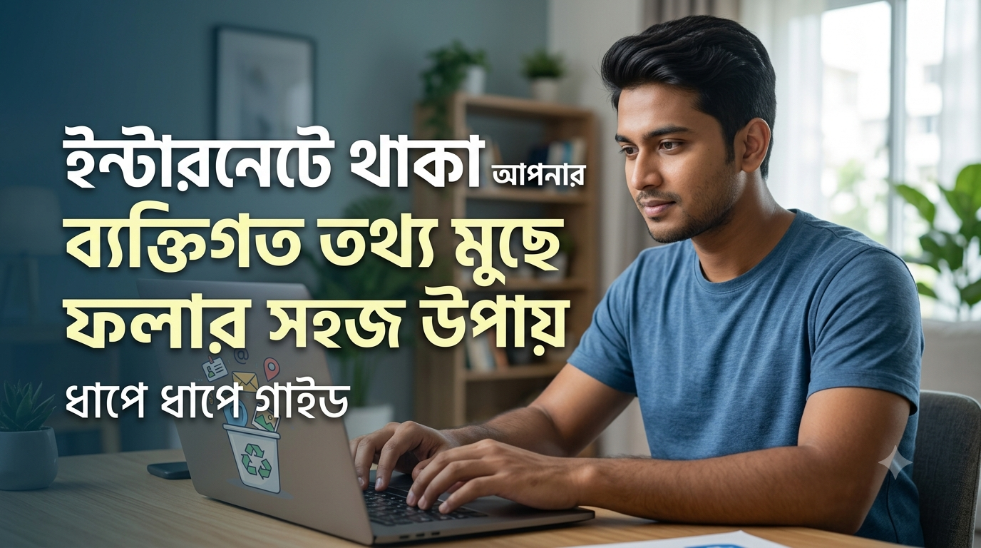 ইন্টারনেটে থাকা আপনার ব্যক্তিগত তথ্য মুছে ফেলার সহজ উপায়