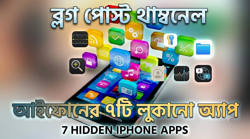 আইফোনের ৭টি লুকানো অ্যাপ